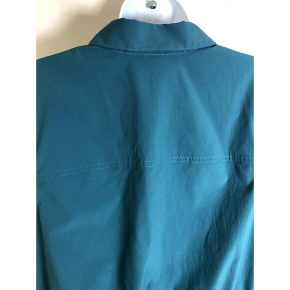 Athleta Levitate Poplin Tank Women's Size 3X Teal - Picture 8 of 15